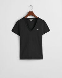 T-shirt com decote em V Shield