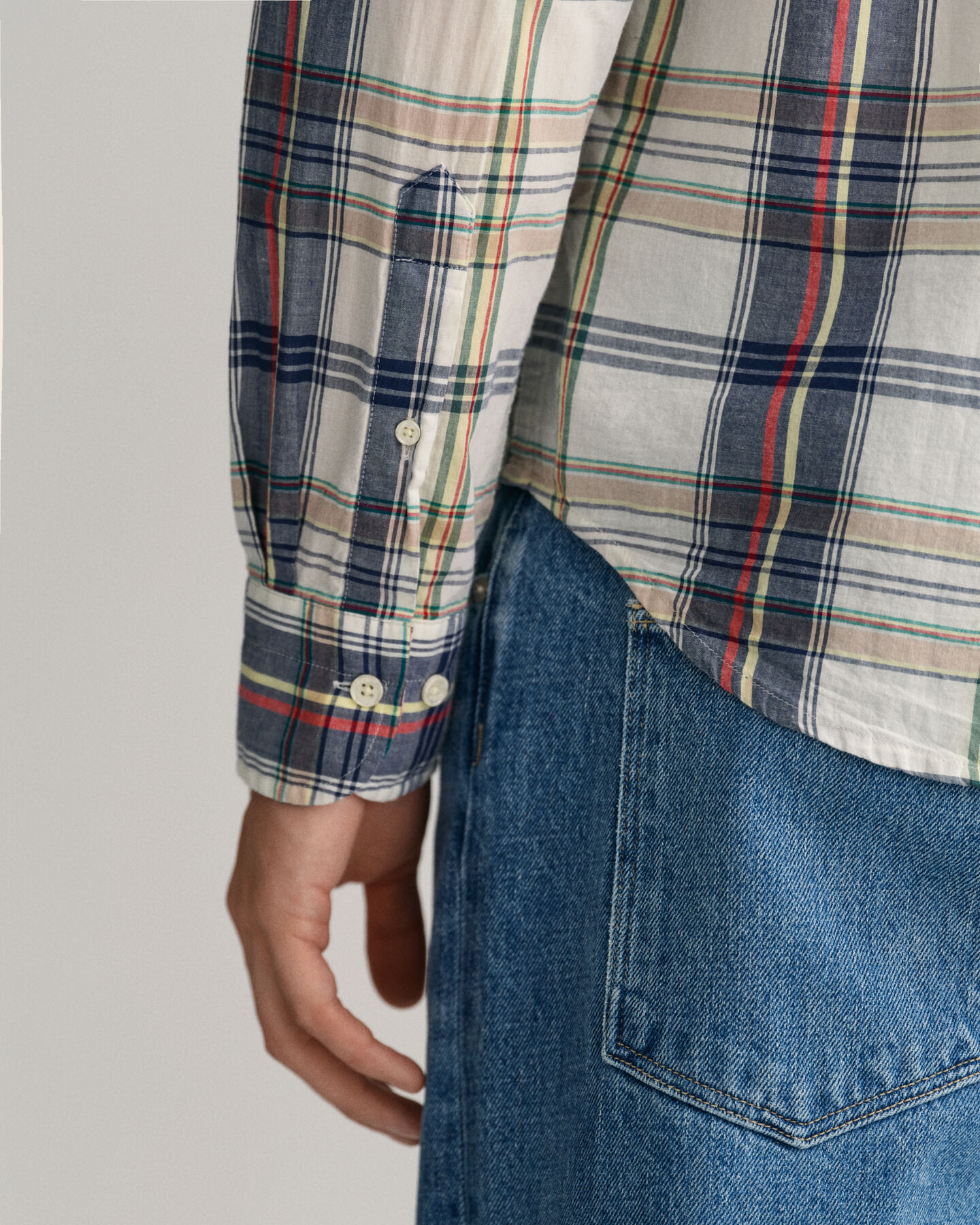 Camisa madras Indian regular fit