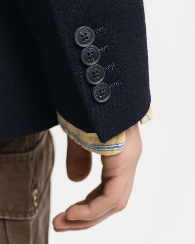 Blazer de fato Herringbone