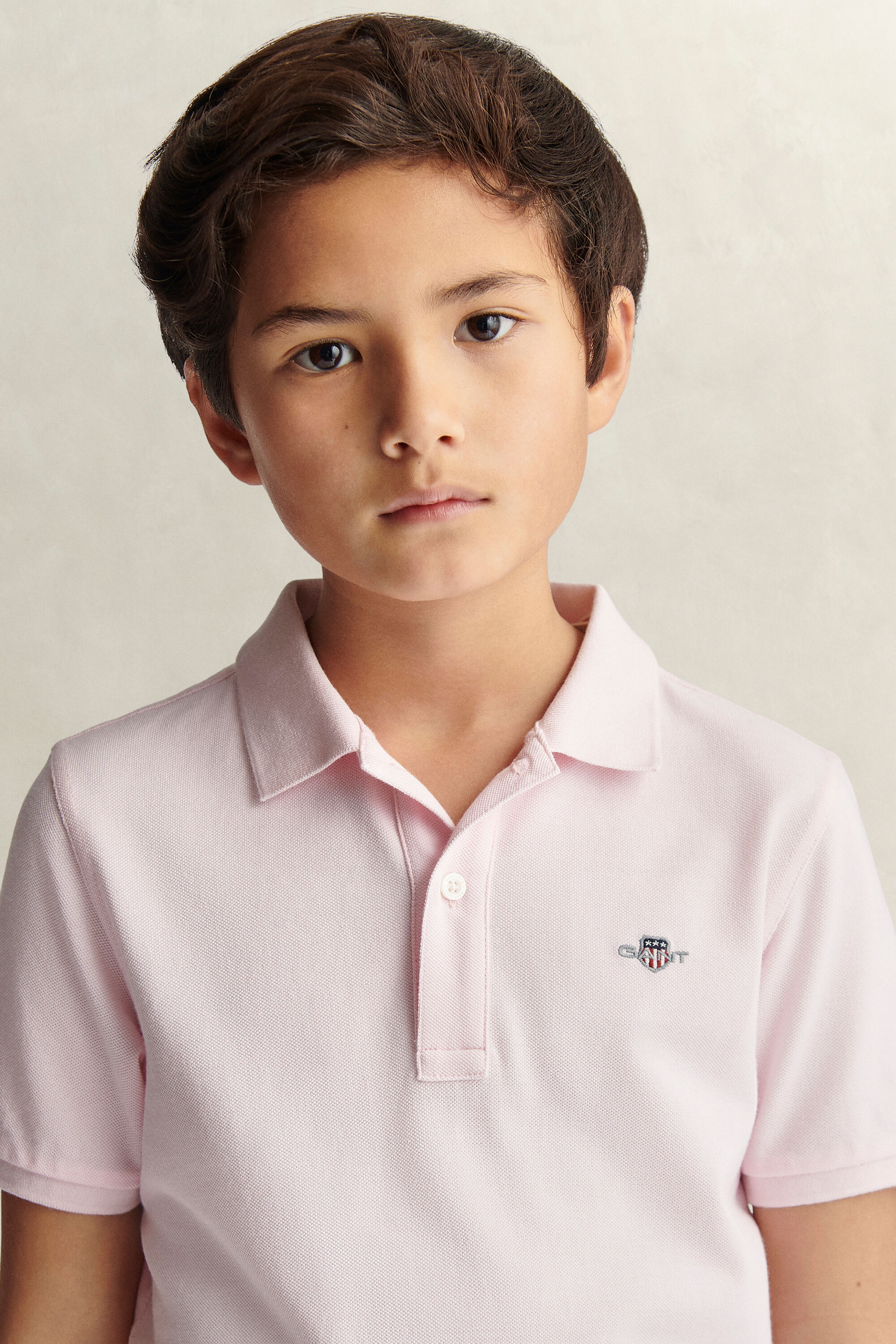 Polo em algodão piqué Shield Teens