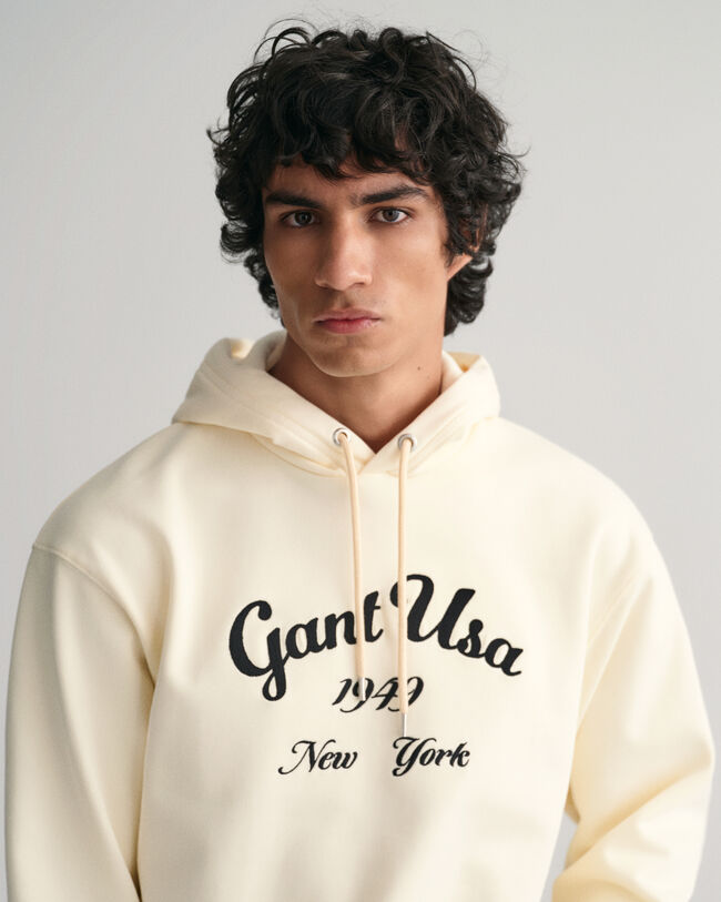 Sweatshirt com capuz Script Graphic