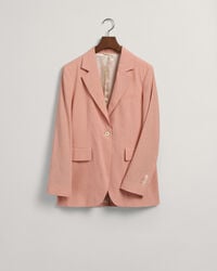 Blazer em linho com elastano regular fit