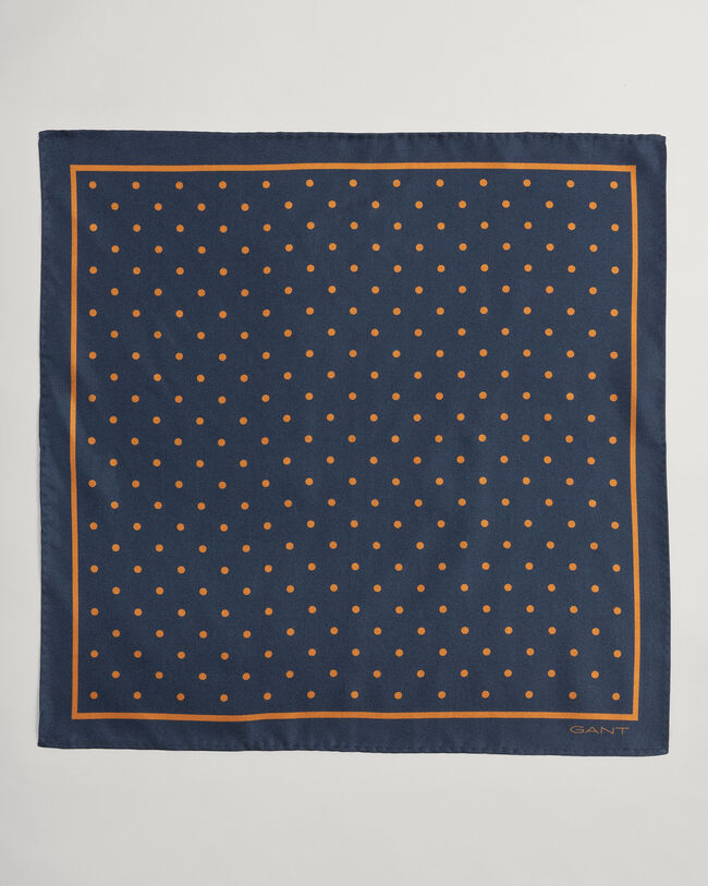 Len&ccedil;o de bolso &agrave;s bolinhas