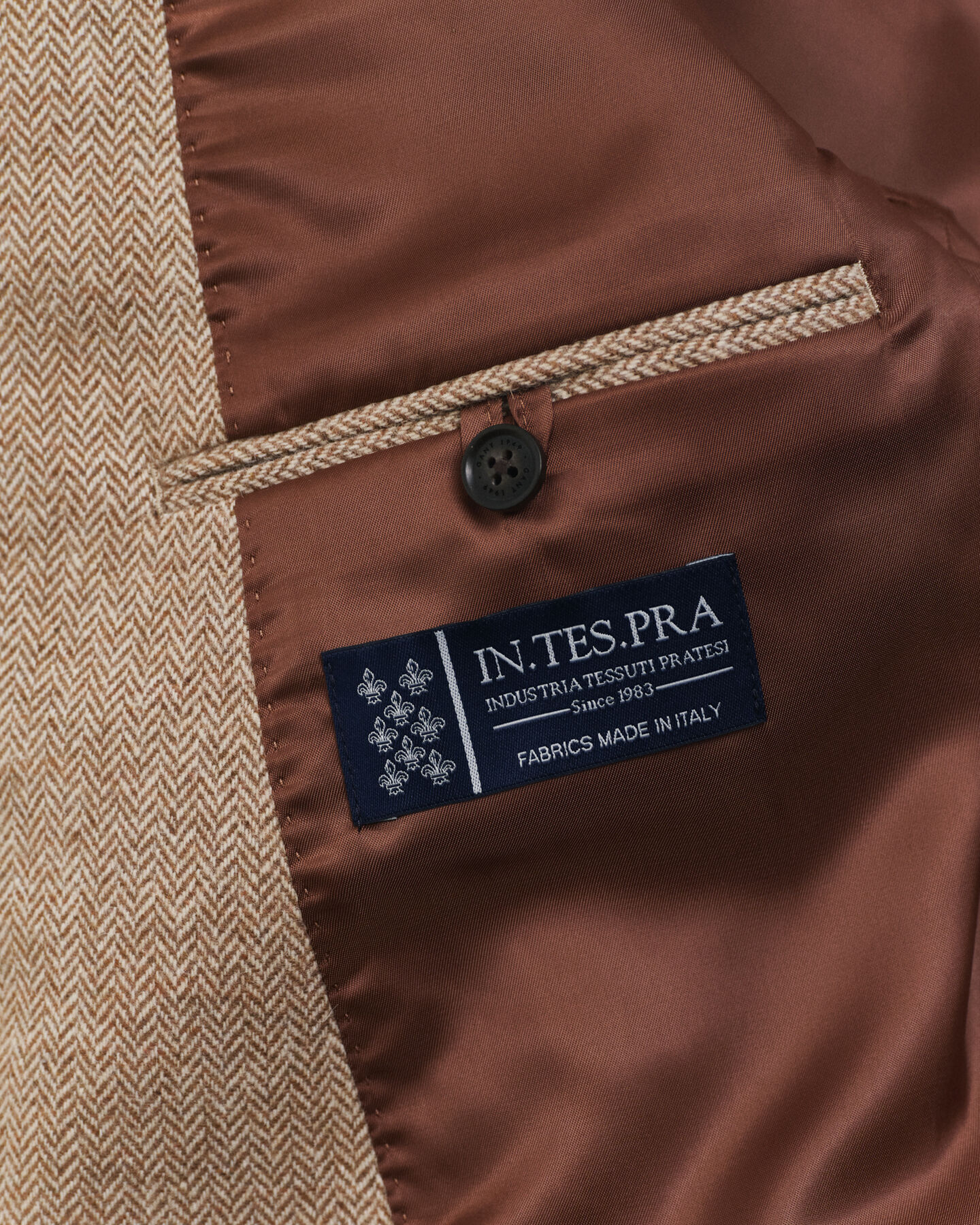 Blazer de fato Herringbone