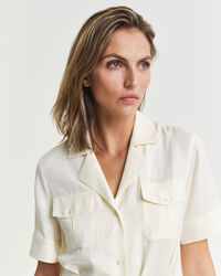 Vestido com bolsos regular fit