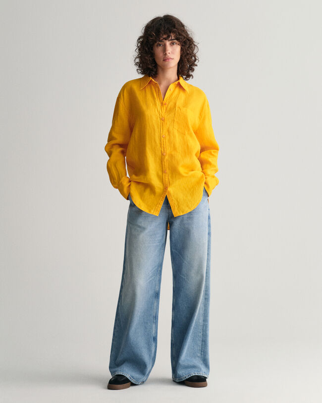 Camisa de linho relaxed fit