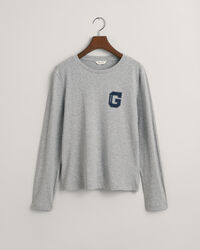 T-shirt de manga comprida com decote redondo G