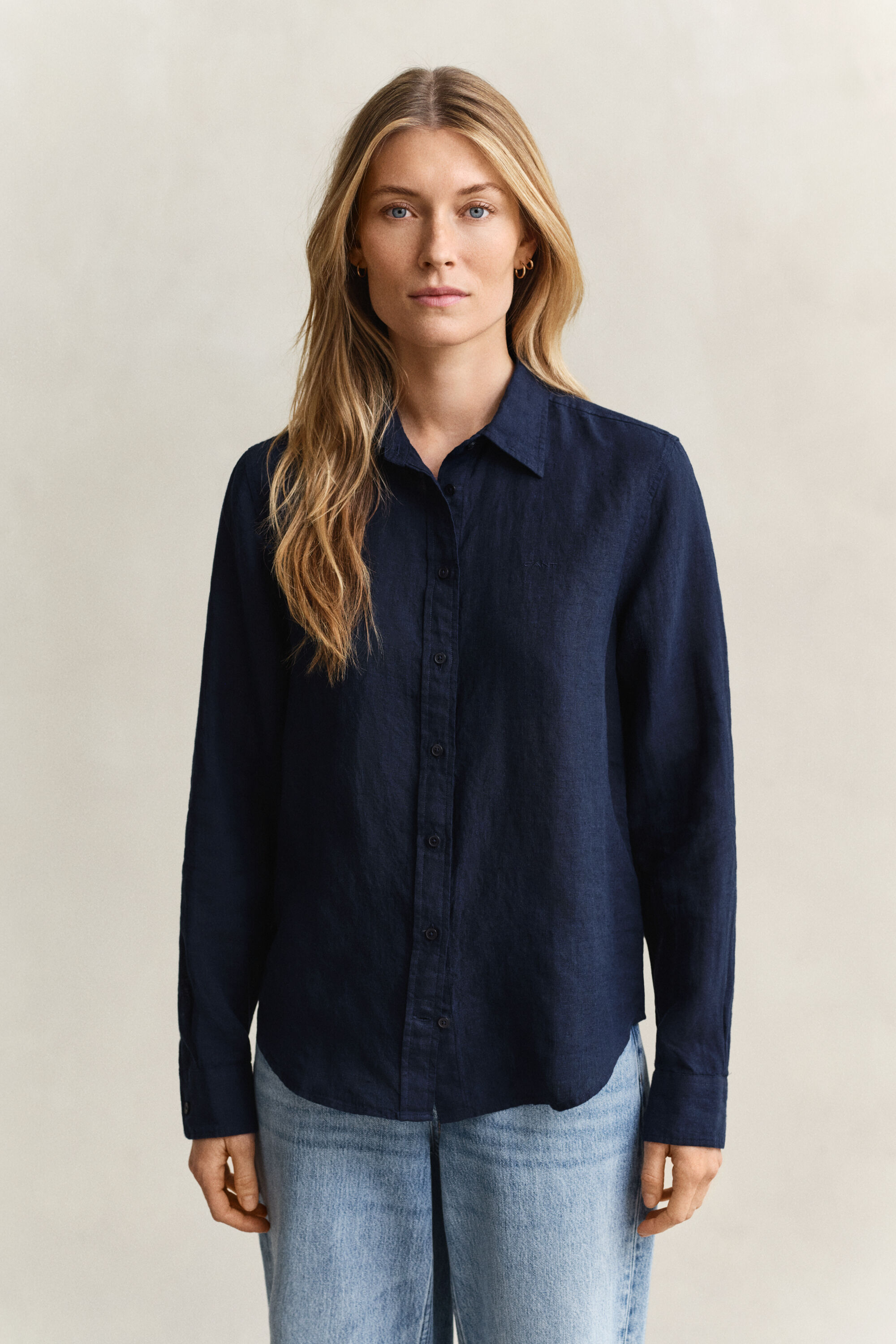 Camisa de linho regular fit