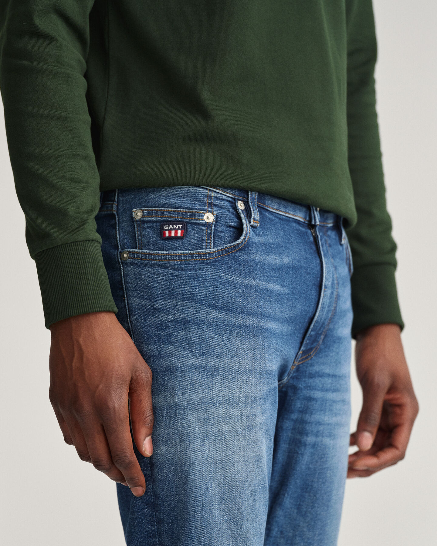 Calças Maxen Retro Shield extra slim fit