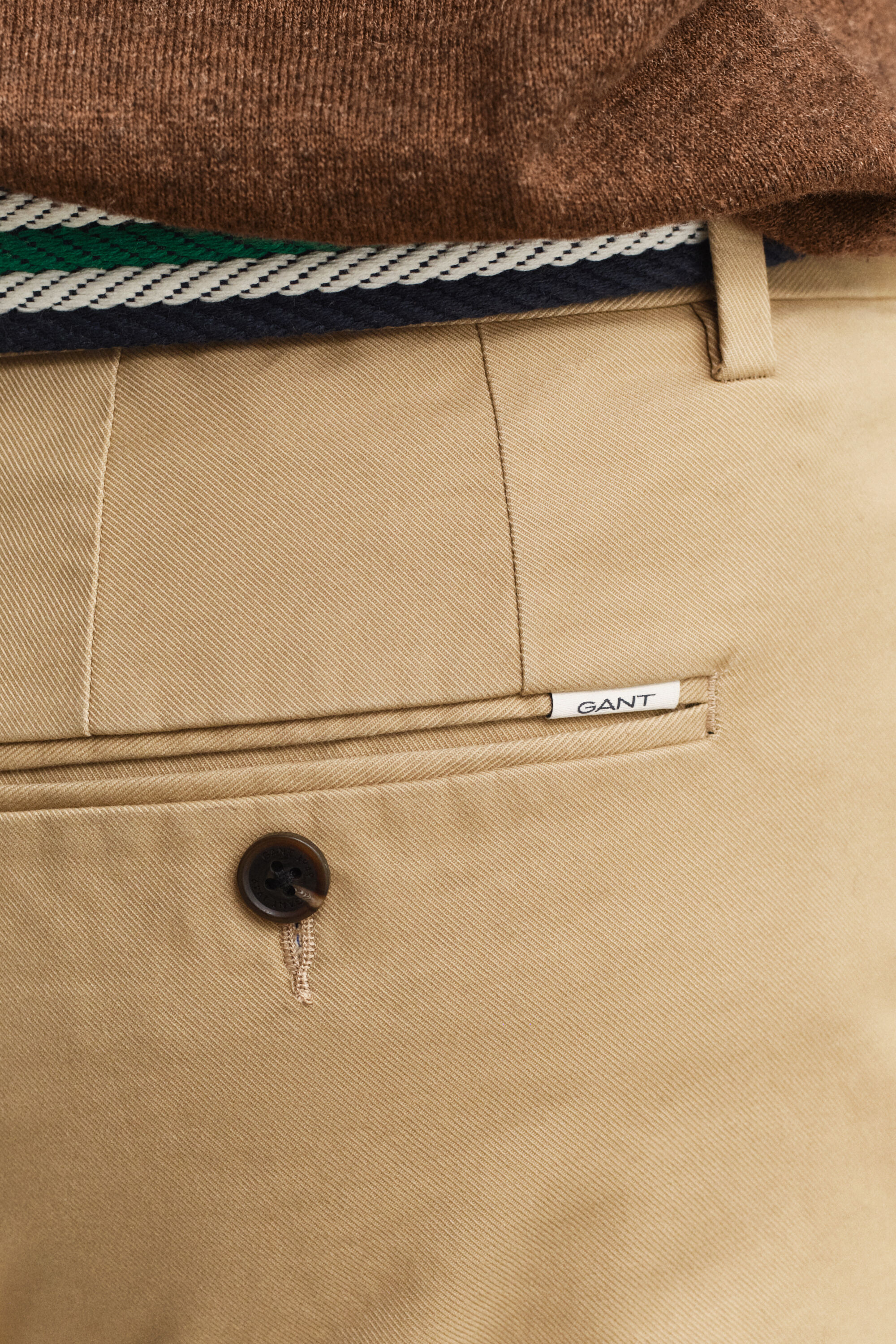 Calças chino elegantes slim fit