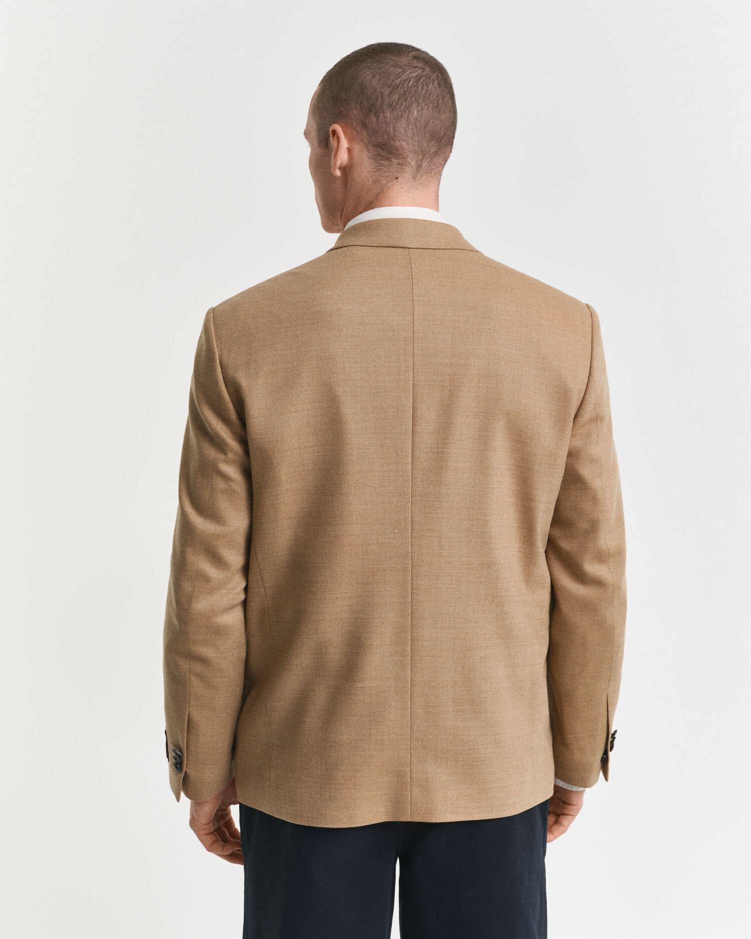 Blazer Club em flanela camel