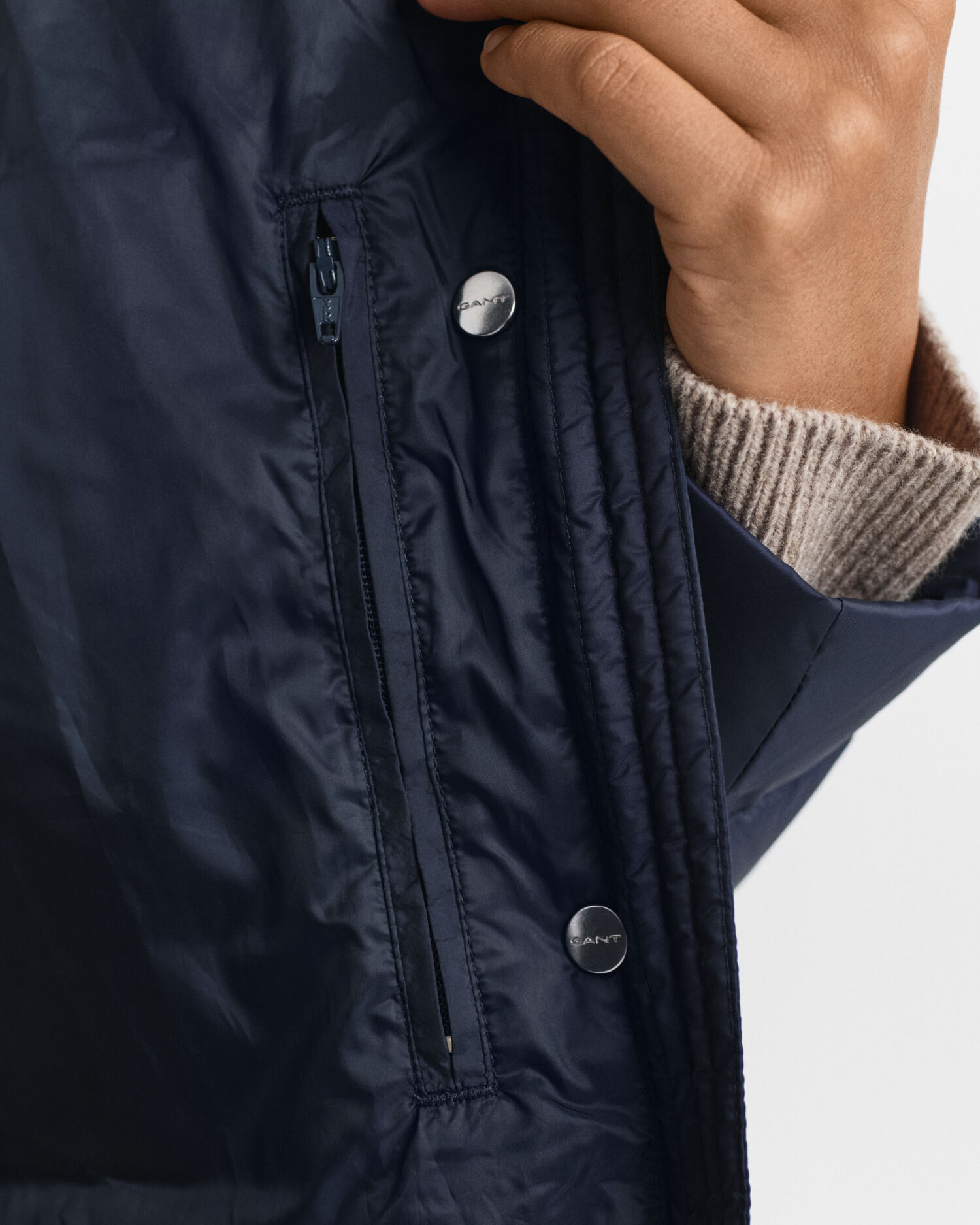 Sobretudo de penas leve