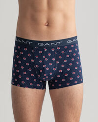 Pack de tr&ecirc;s boxers com micropadr&atilde;o estampado