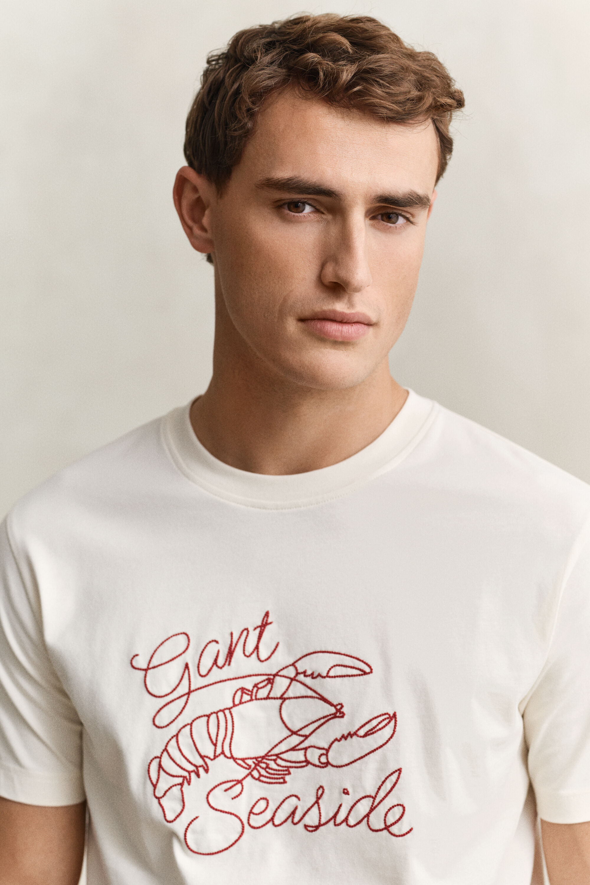 T-shirt com grafismo Seaside