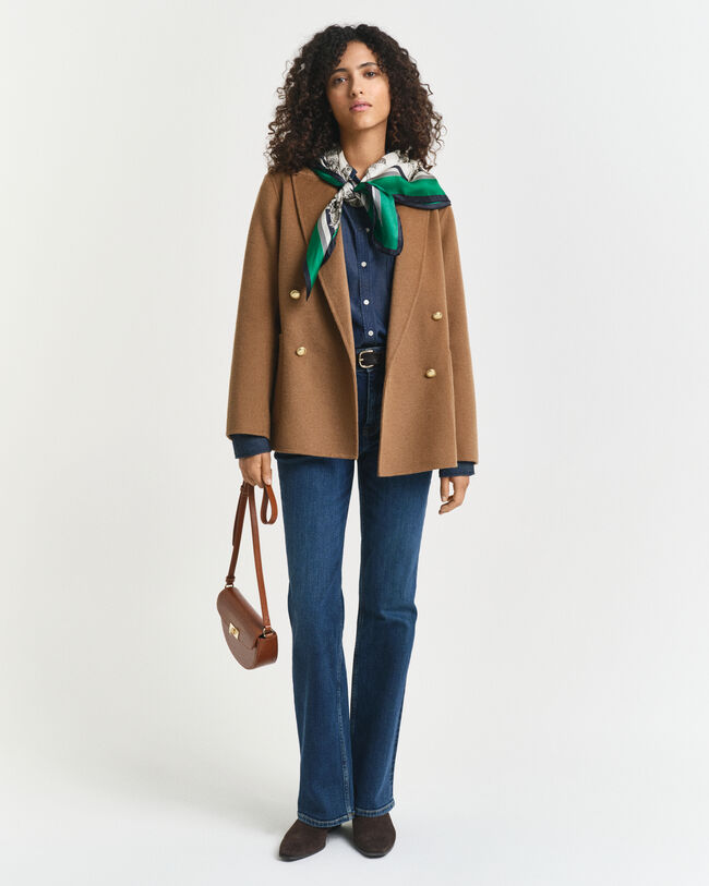 Blazer Club cosido à mão regular fit