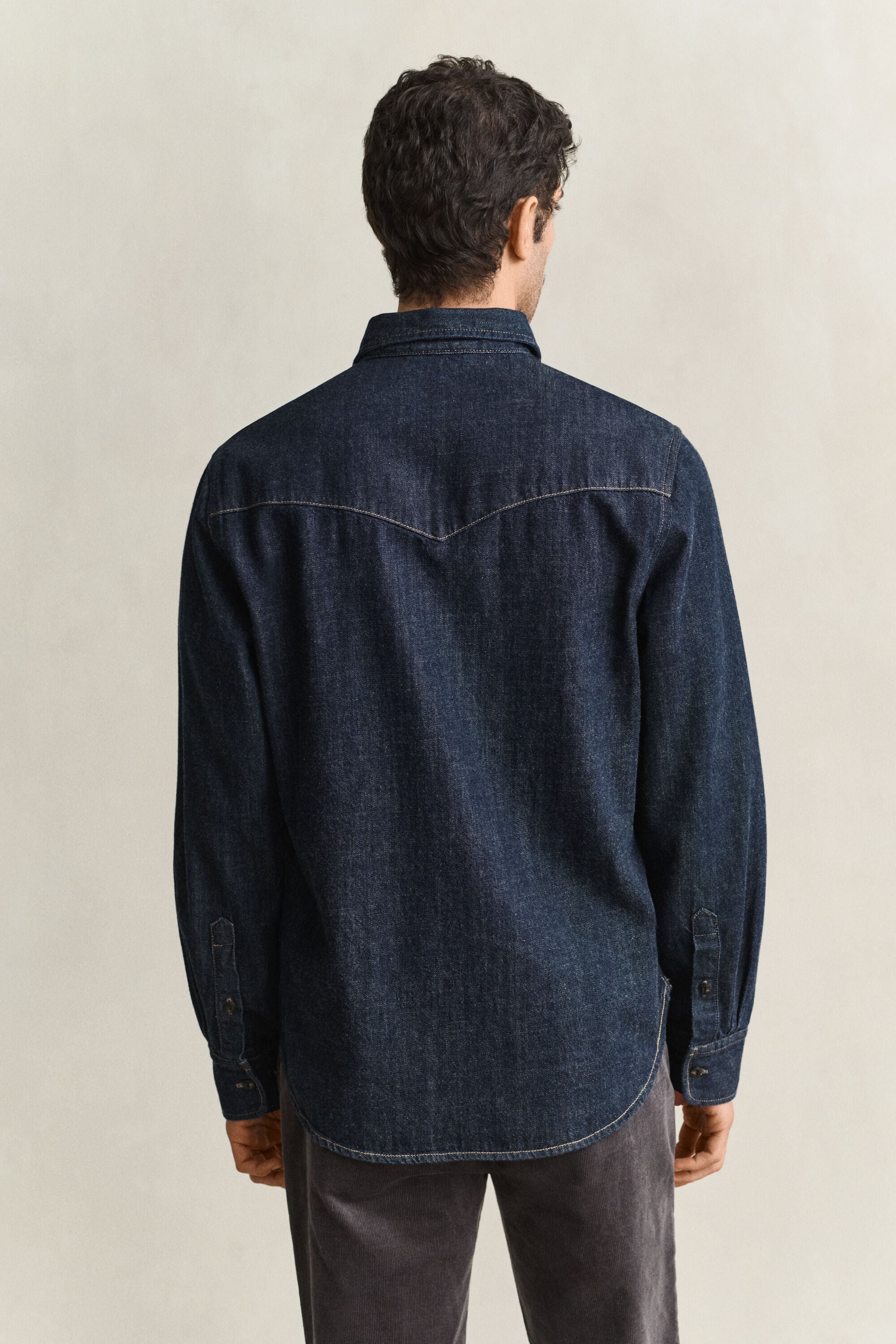 Camisa de ganga Selvedge