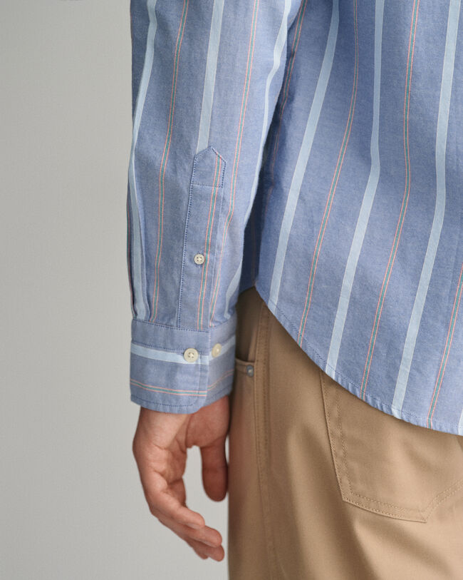 Camisa Oxford Archive às riscas regular fit 