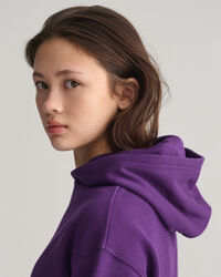 Sweatshirt curta com capuz Shield Teen Girls