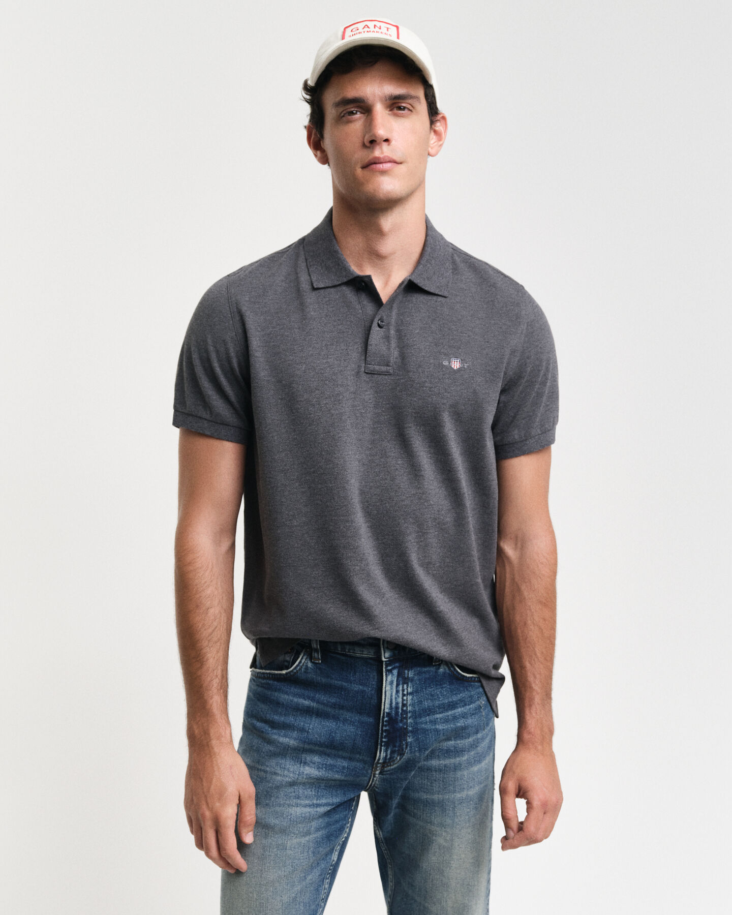 Polo em algodão piqué Shield regular fit