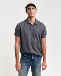 Polo em algodão piqué Shield regular fit