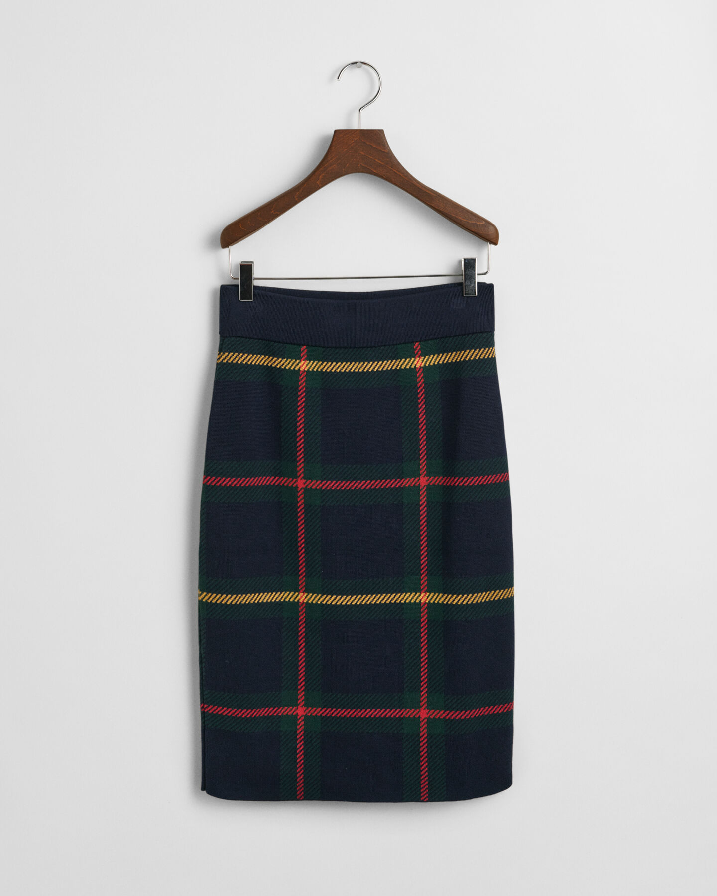 Saia com padrão de xadrez