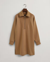 Vestido desportivo com meio fecho