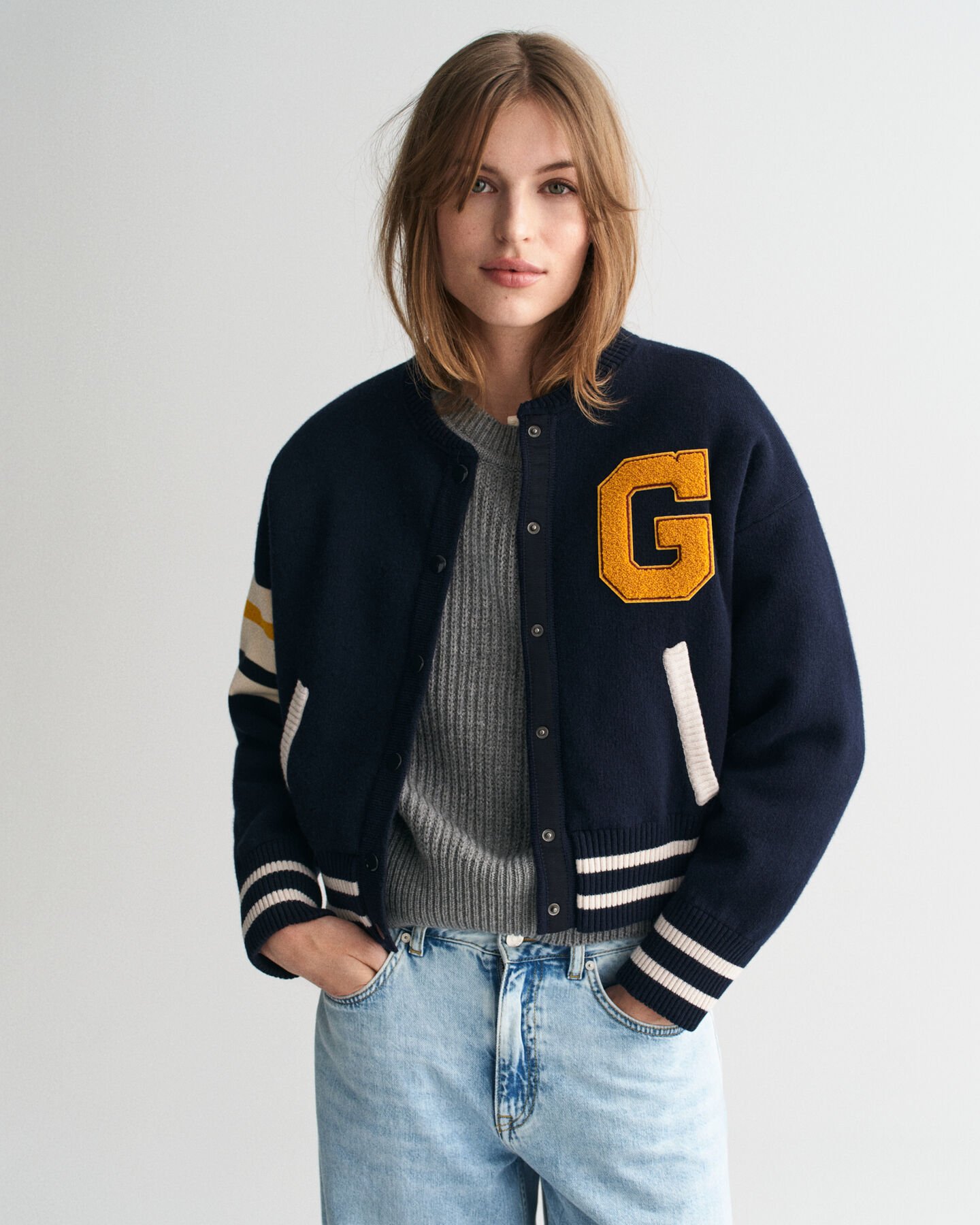 GANT Varsity Jacket em malha