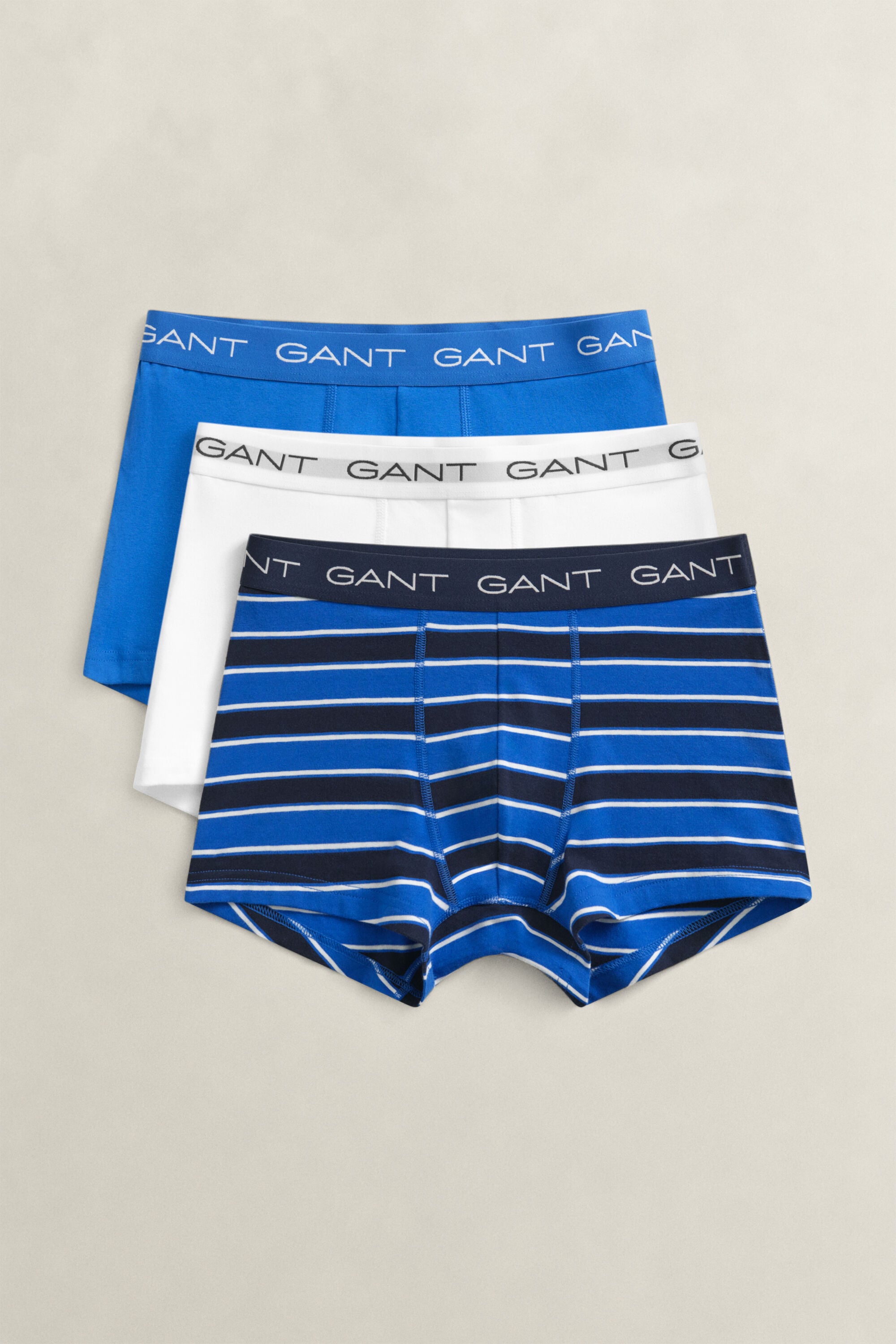 Pack de 3 pares de boxers às riscas