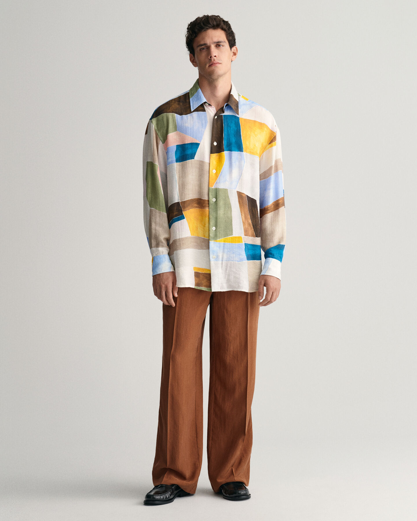 Camisa Art Print oversized