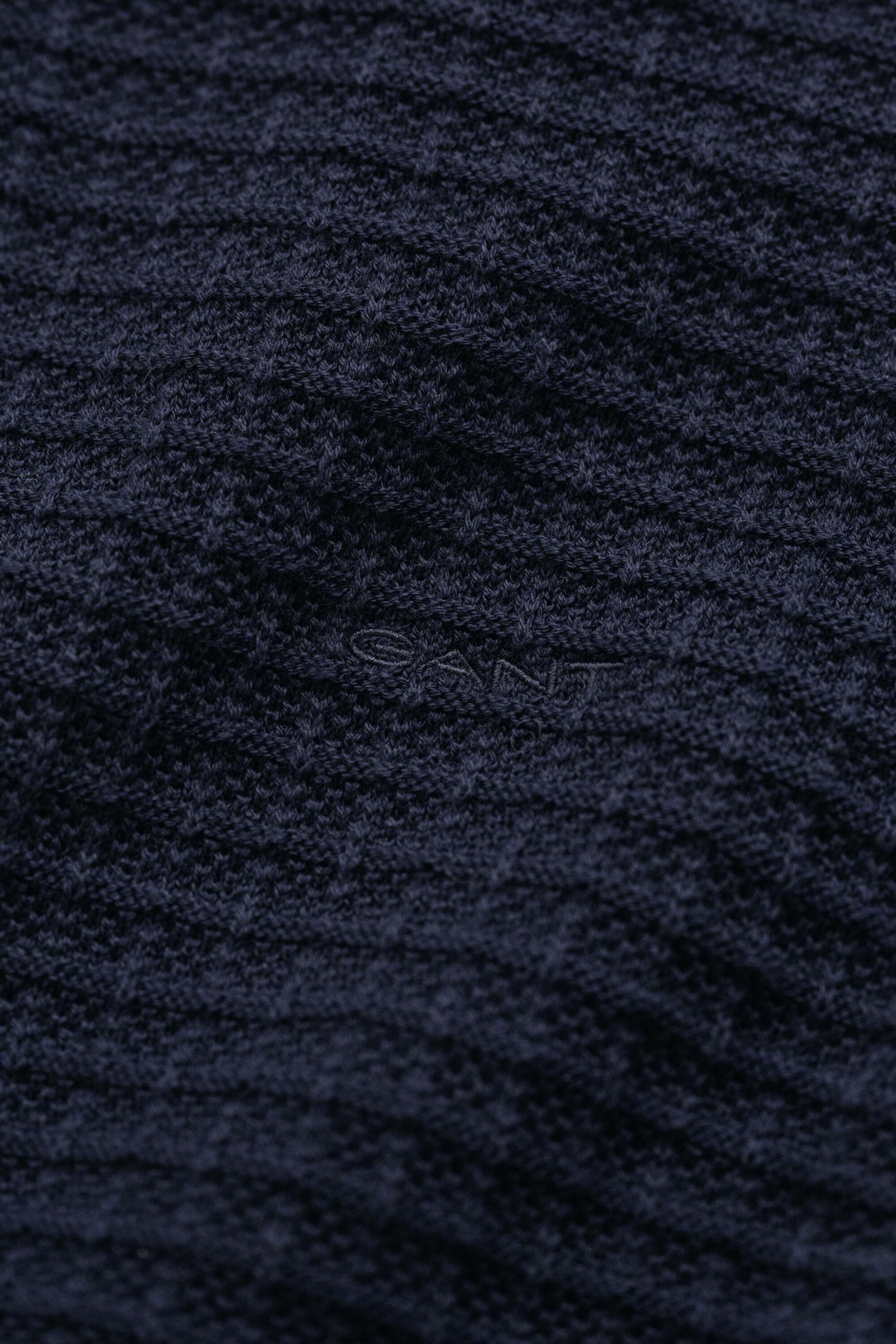 Sweatshirt de malha com meio fecho Textured