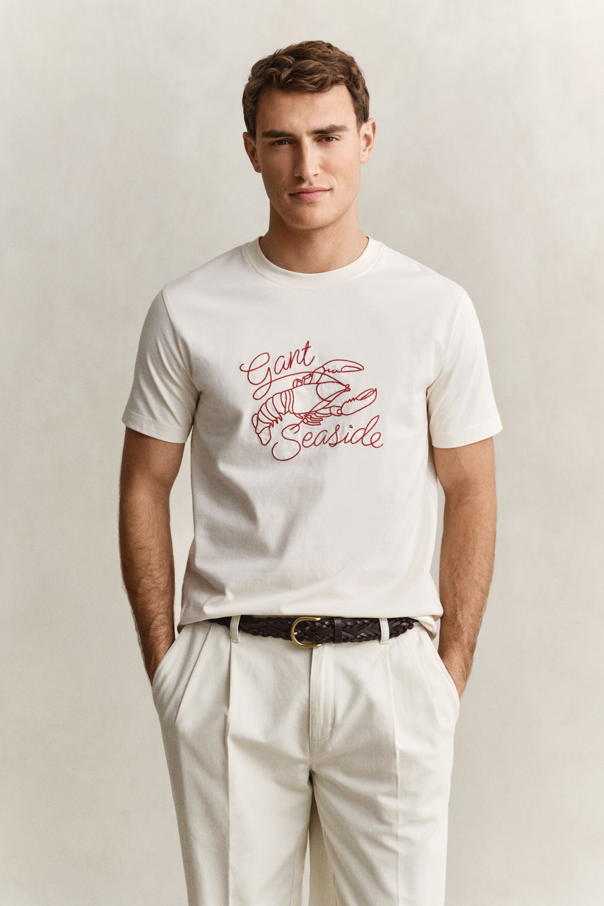 T-shirt com grafismo Seaside