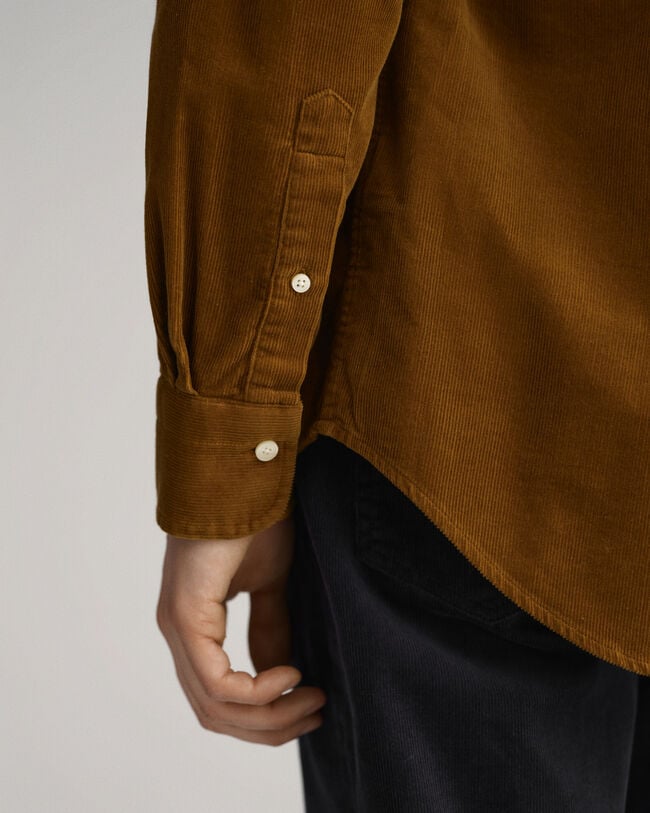 Camisa de bombazina regular fit