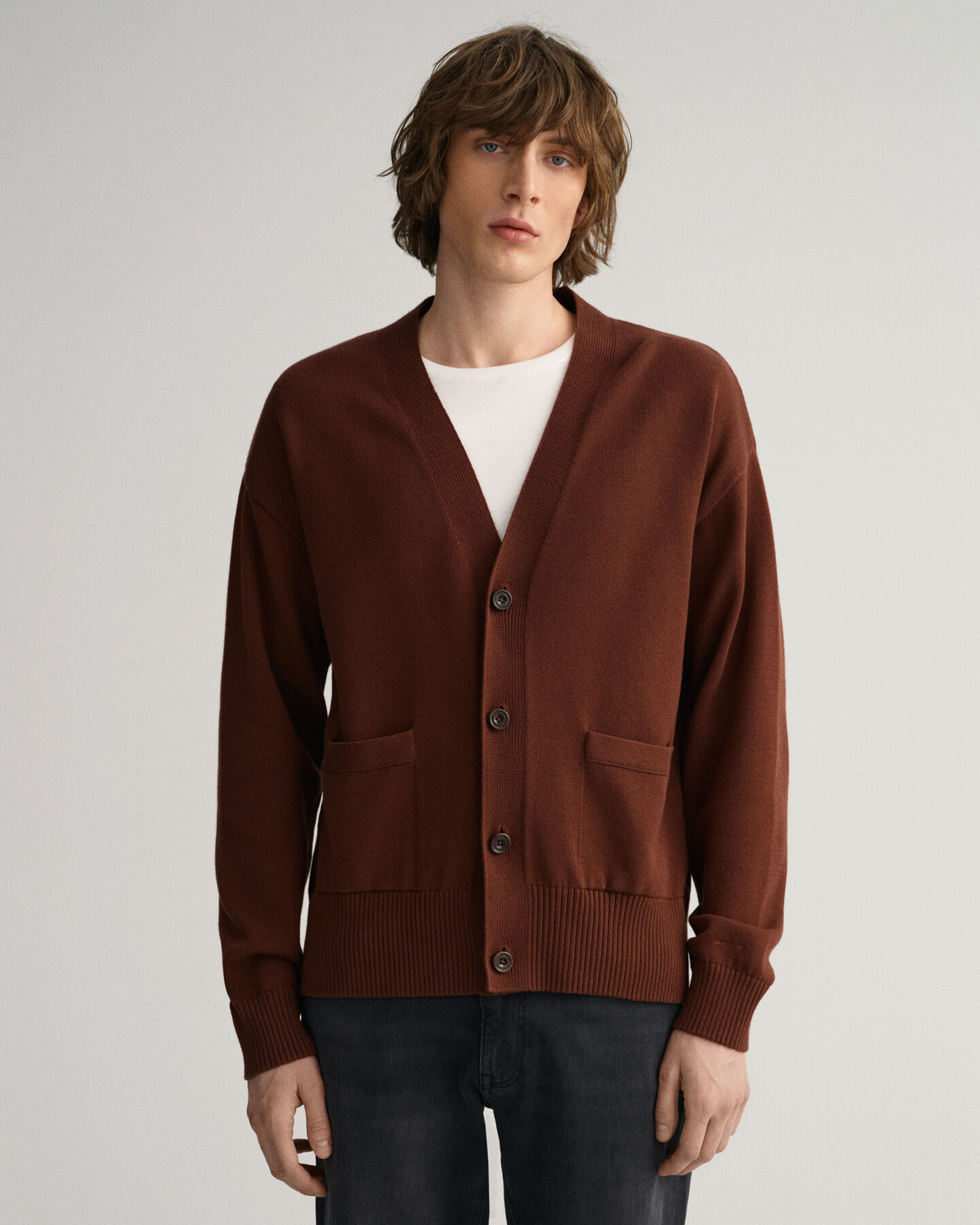 Casaco de malha em algodão supima