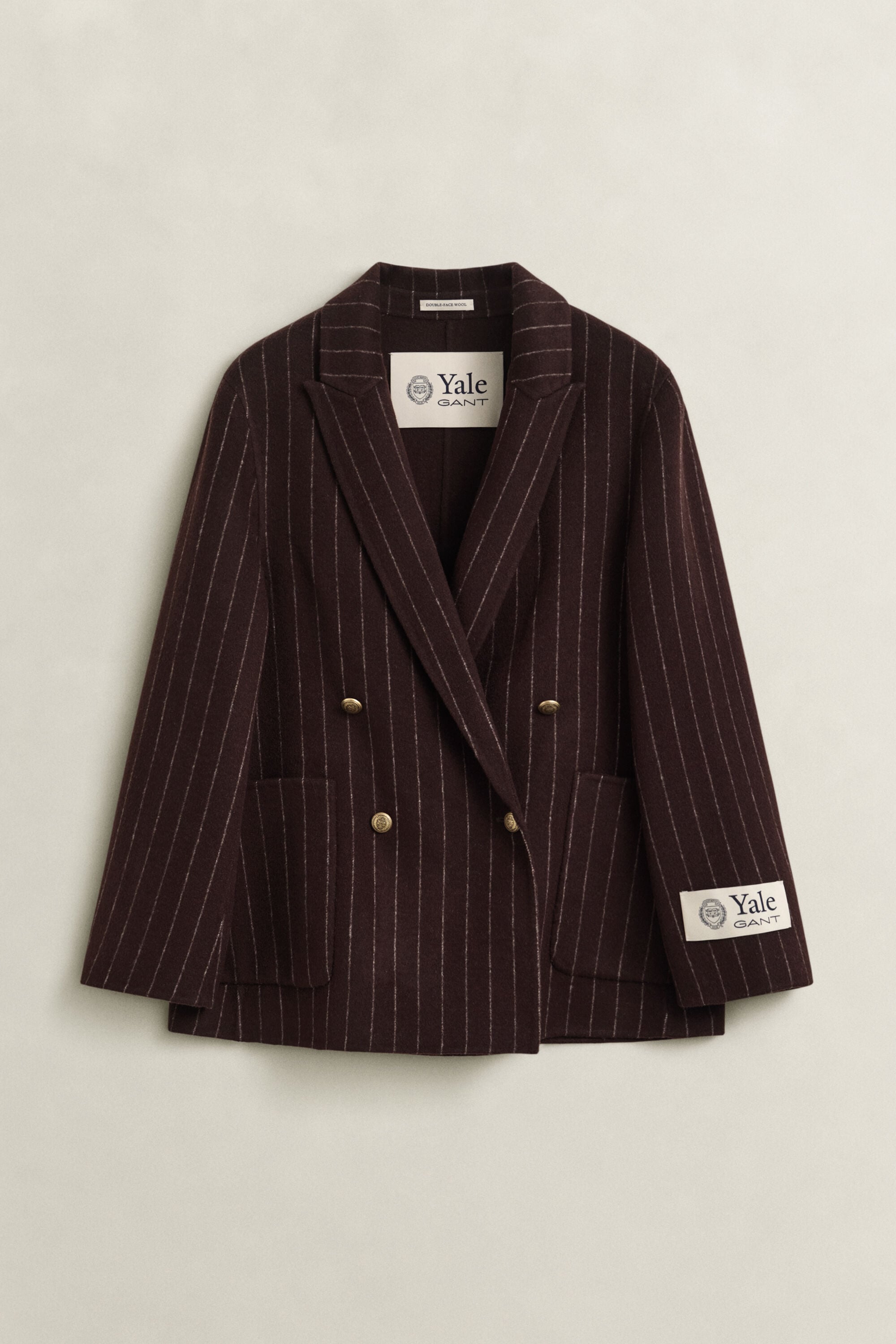 Blazer cosido à mão às riscas Gant x Yale