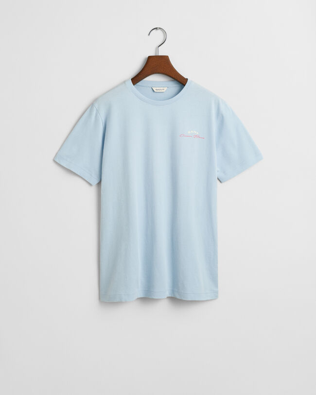 T-shirt com pequeno grafismo de vela GANT Teens