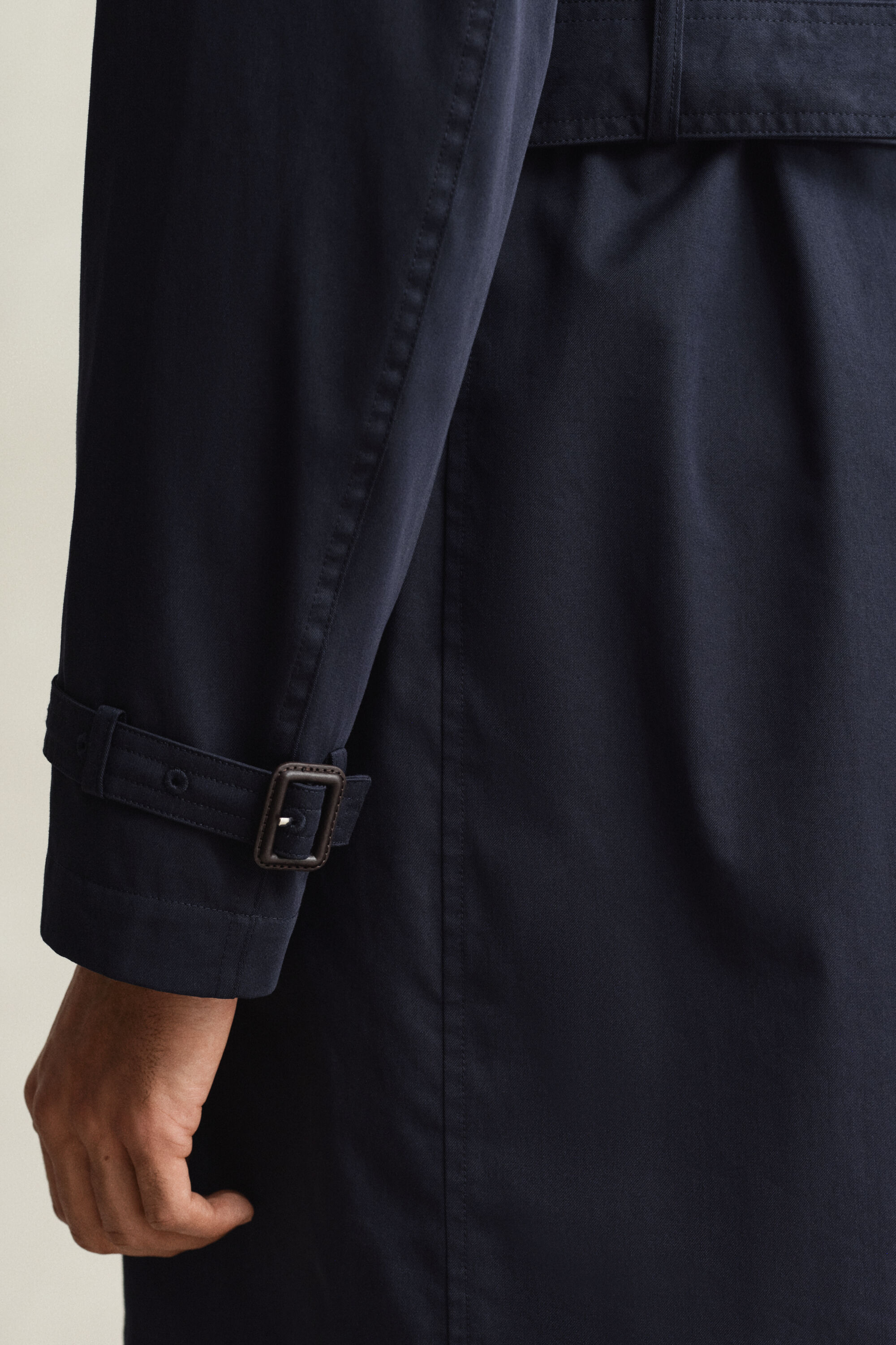 Gabardina em mistura de algodão