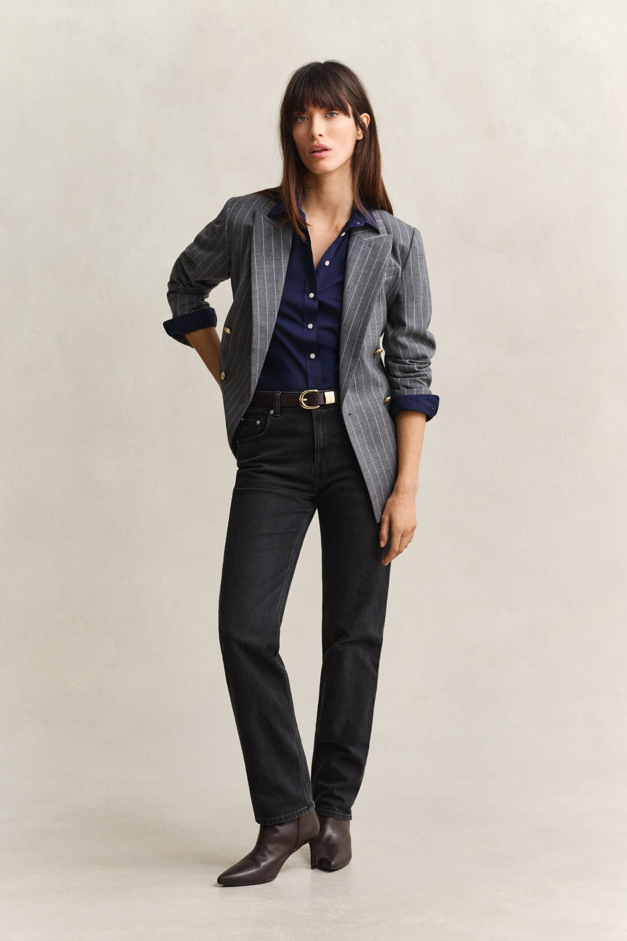 Camisa em popelina Classic regular fit