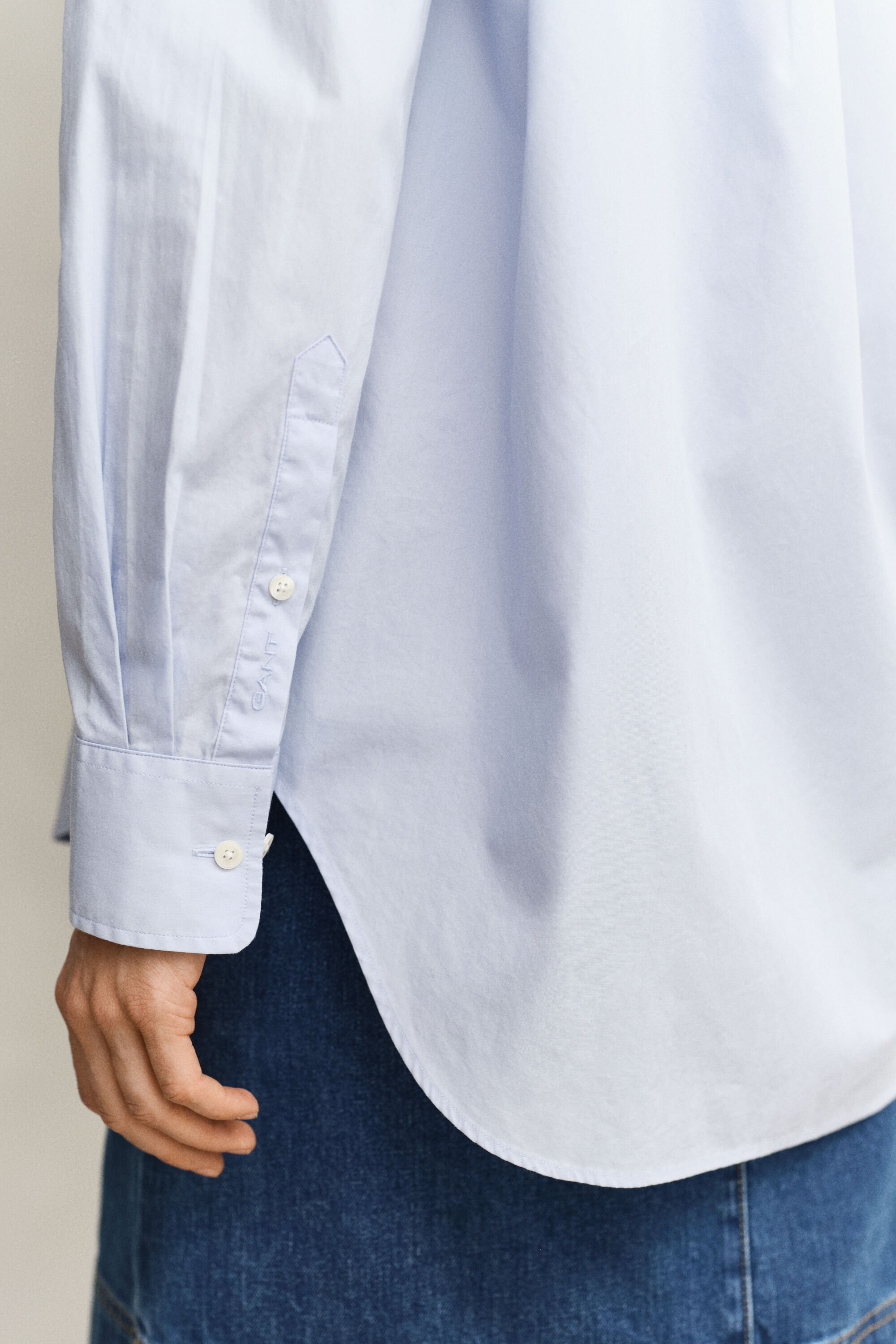 Camisa em popelina Classic relaxed fit