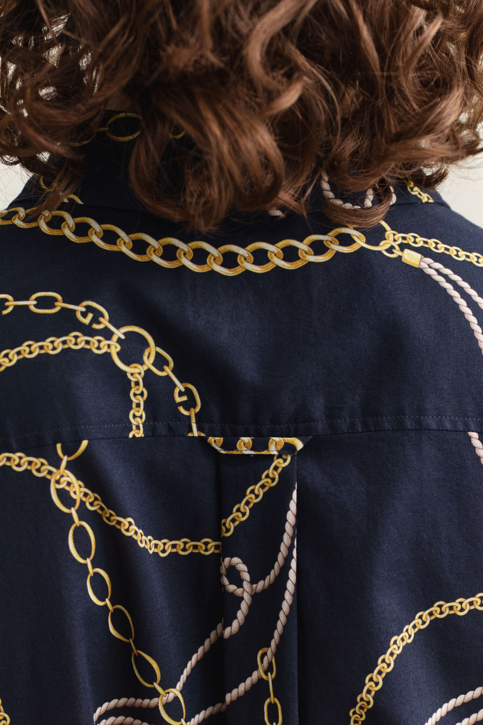 Camisa em voile de algodão