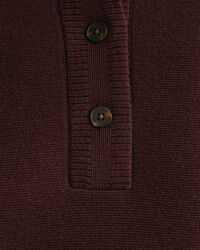 Pulover curto estilo polo