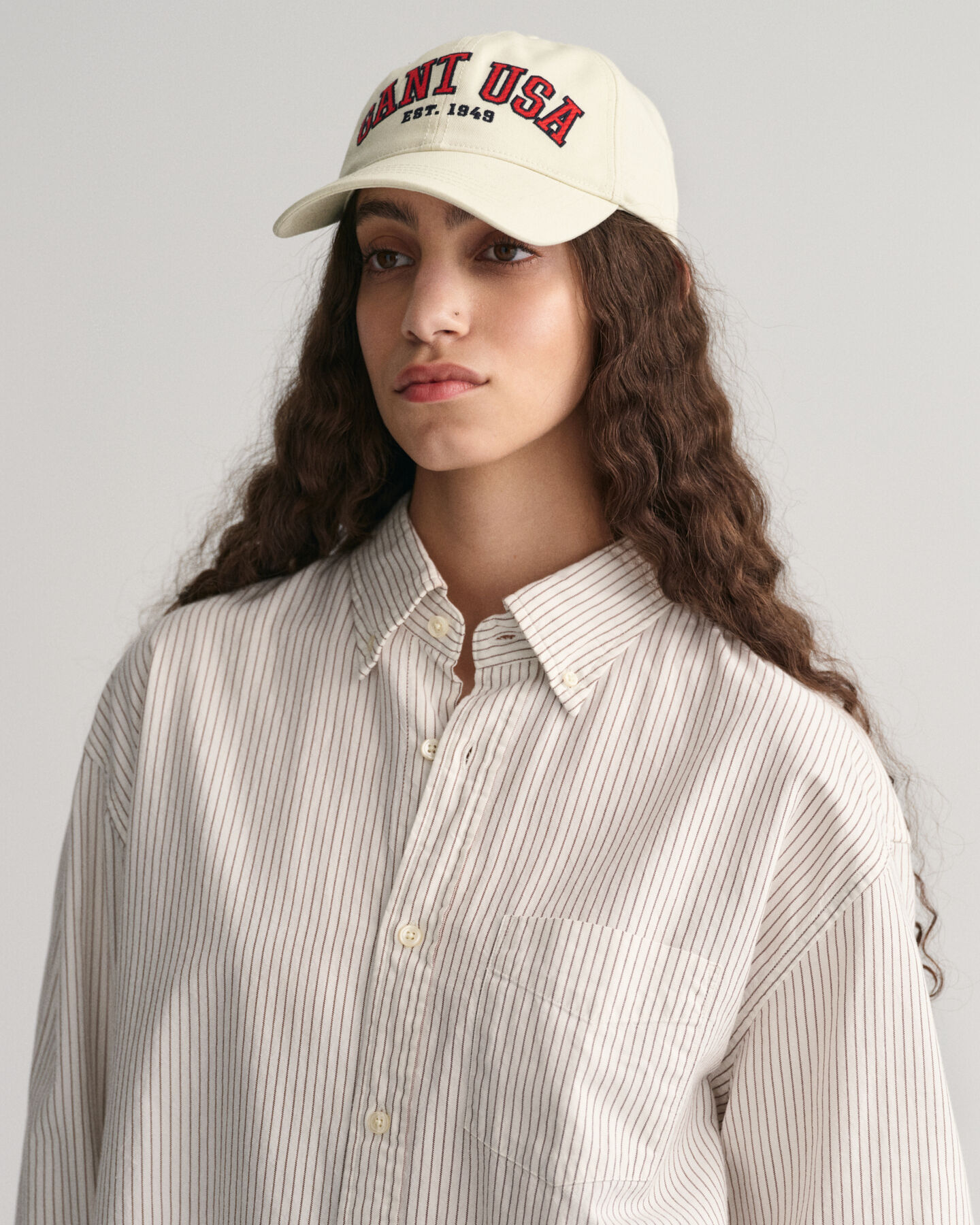 Camisa Oxford Archive &agrave;s riscas relaxed fit