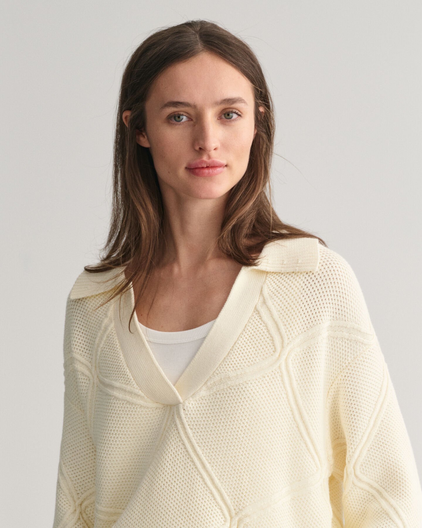 Rugger em malha texturizada