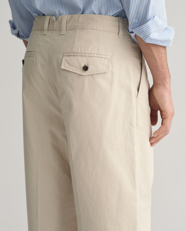 Cal&ccedil;as chino Peached Cotton relaxed fit