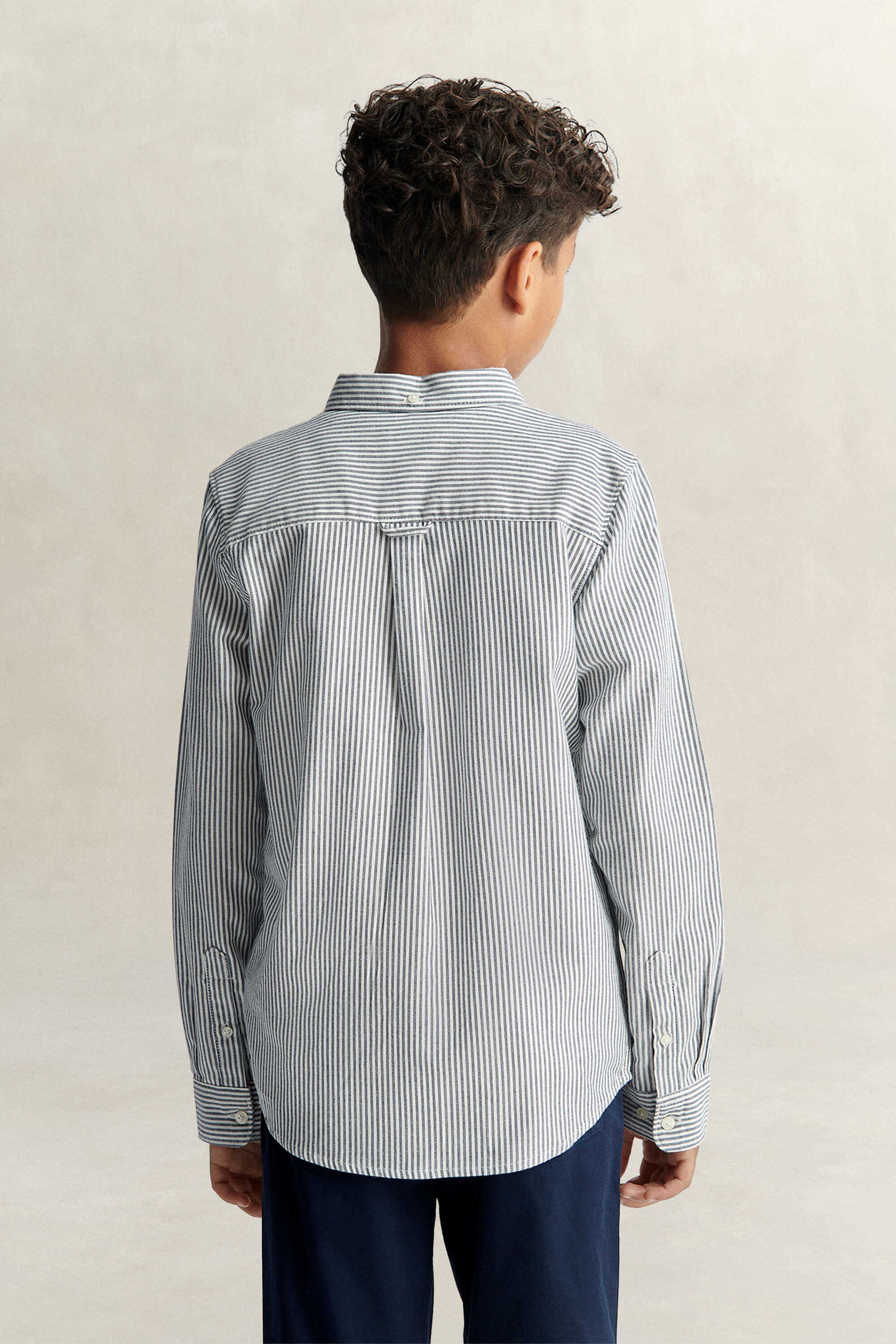 Camisa Oxford às riscas Shield Teen Boys
