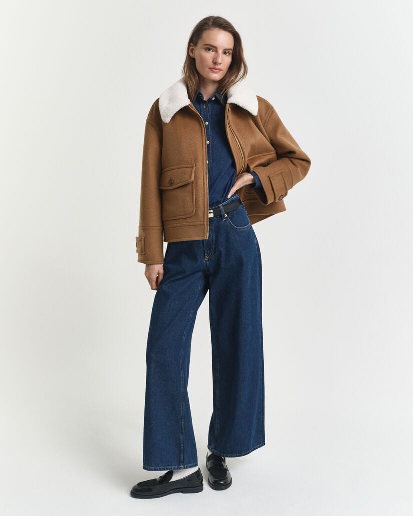 Camisa de ganga regular fit