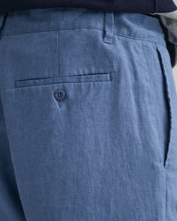 Cal&ccedil;&otilde;es com cord&atilde;o de linho relaxed fit