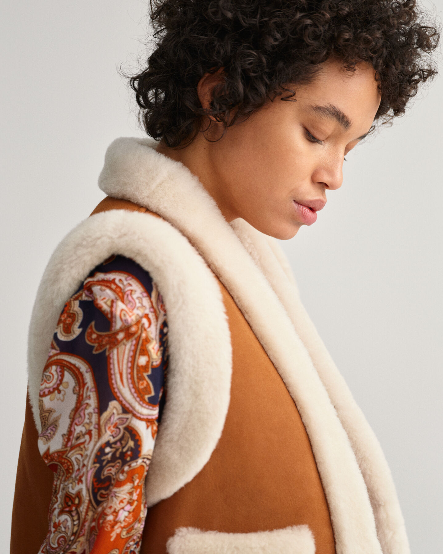 Colete em lã de carneiro