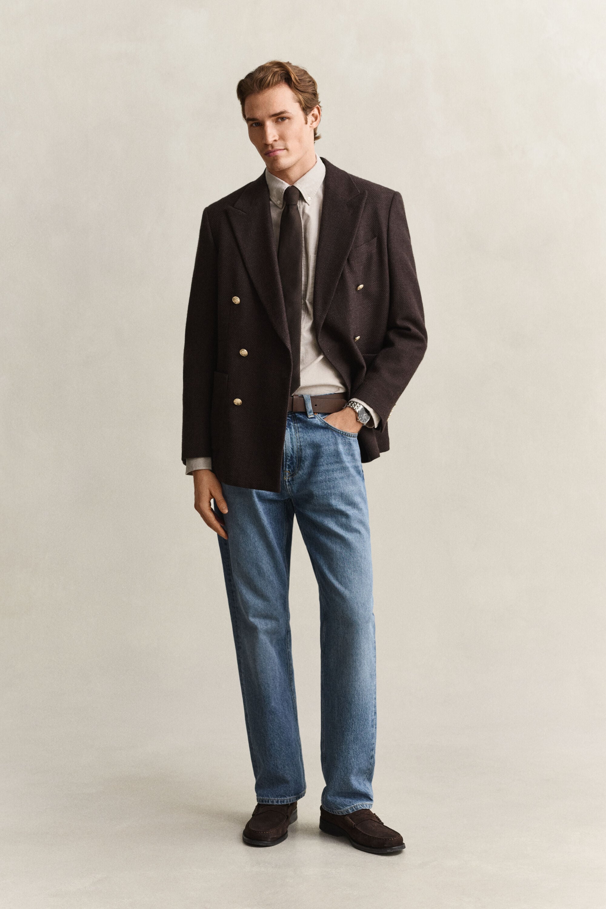 Camisa Oxford clássica regular fit