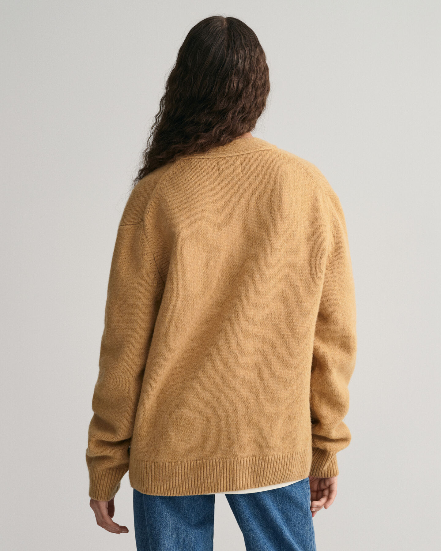 Casaco de malha em lã suave