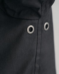 Blusão em algodão com acabamento encerado